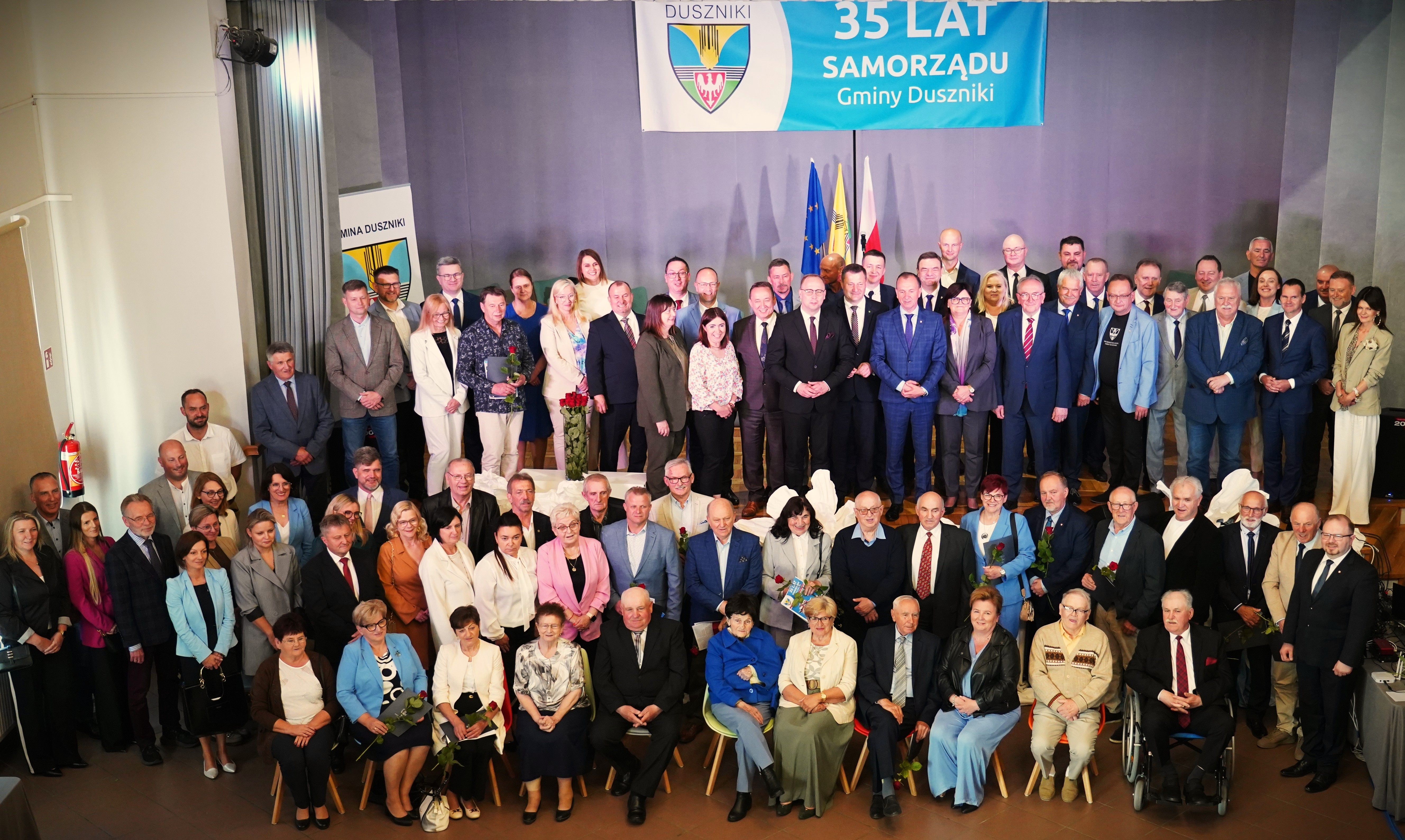 Zdjęcie archiwalne z uroczystości 35-lecia Samorządu Gminy Duszniki, 27 maja 2025 r.
